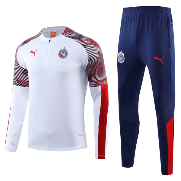 Chandal Chivas 2019-20 Blanco Rojo